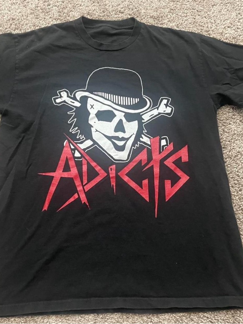The Adicts shirt.